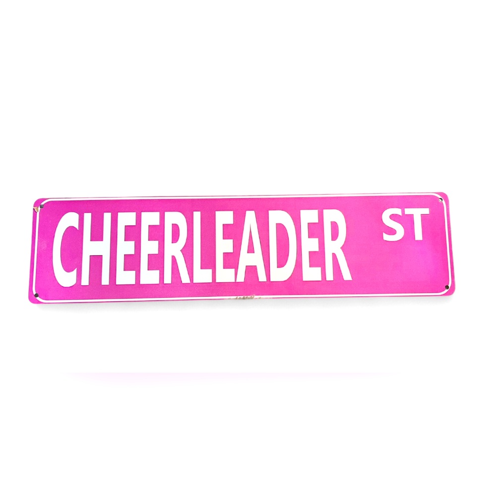 CHEERLEADER ST SIGN